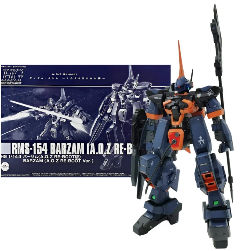 

Набор оригинальных моделей Bandai Gundam, аниме фигурка HGUC 1/144 AOZ, коллекция повторной загрузки, аниме фигурка Gunpla для детей, игрушки, подарки