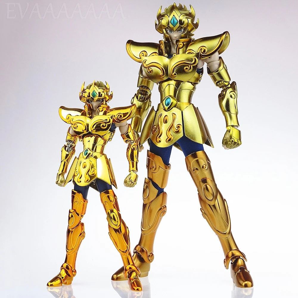 Фото Модель MST Saint Seiya Myth Cloth Leo Aiolia Gemini Saga Kanon 3.0 Plus Gold Saint Knights of The Zodiac Фигурка Jmodel №1