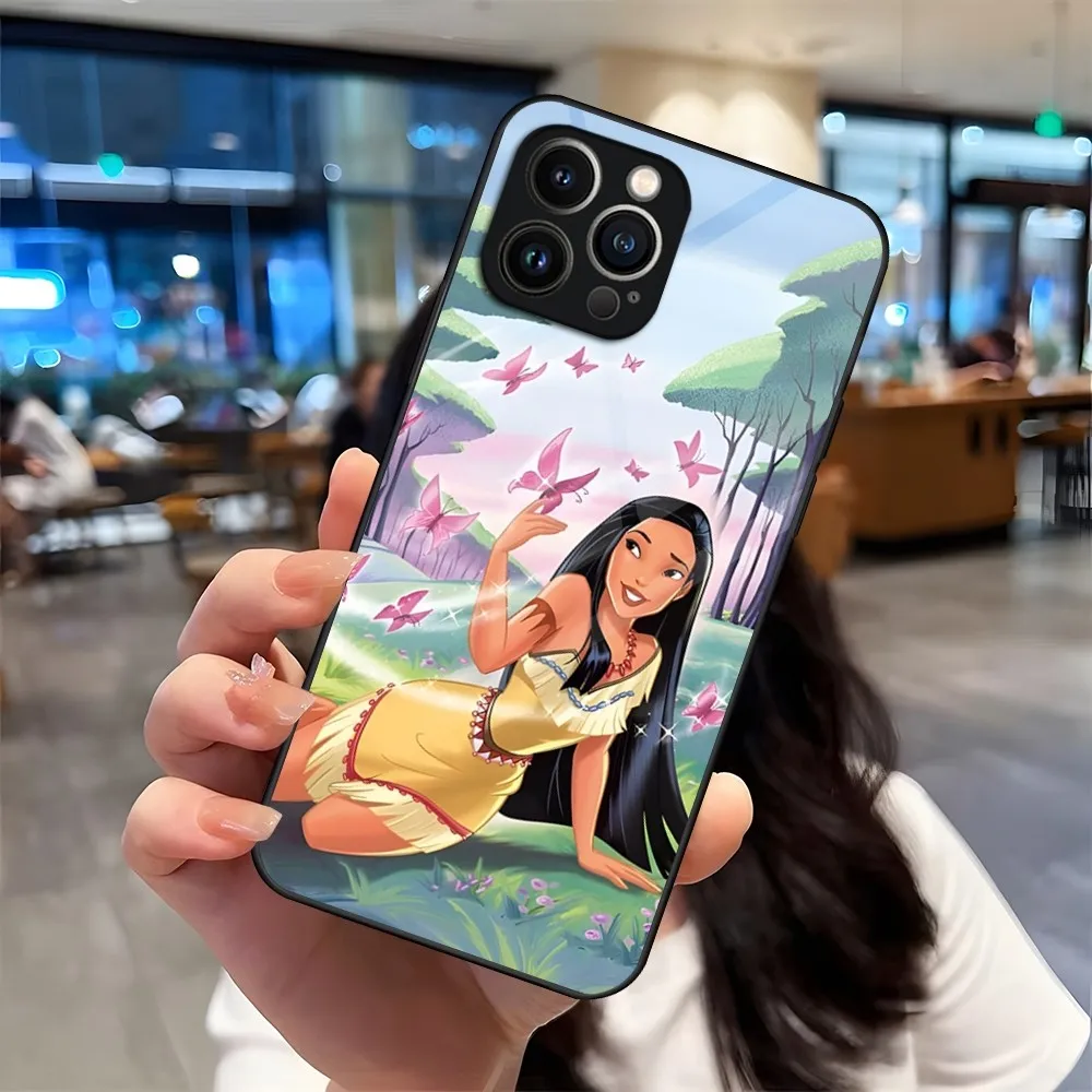Чехол для телефона с принцессой Покахонтас iPhone 13 15 14 12 11 Pro XS Max Plus Mini X XR 8 7 6s SE2020