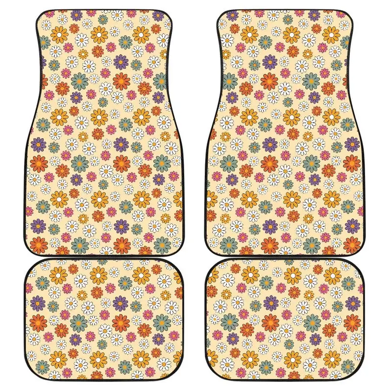 Flower Power Car Floor Mats, Hippie Car Mat, Car Accessories For Women, Stoner Gifts, Retro Car Accessories, Interior Car Decor, Flower Power Car Floor Mats, Hippie Car Mat, Car Accessories For Women, Stoner Gifts, Retro Car Accessories, Interior Car Decor,