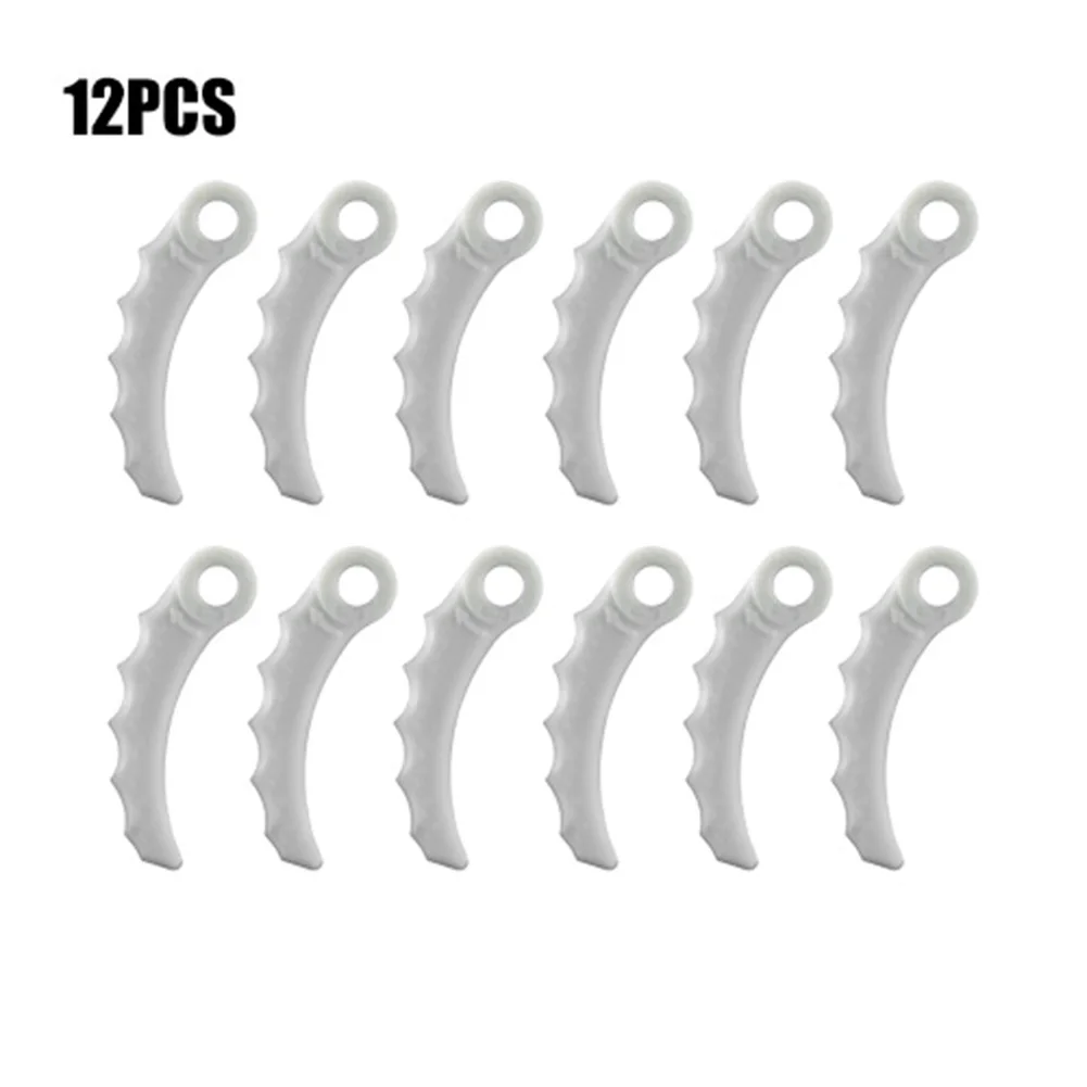 

12Pcs Plastic Blades For Makita Grass Trimmer Lawn Mower Spare Knives Replacement For DUR190UZX3 DUR191LZX3 DUR369AZ