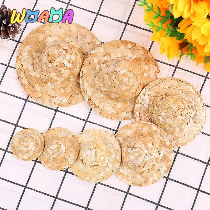 

2 шт., детская соломенная шляпа, украшение для рукоделия