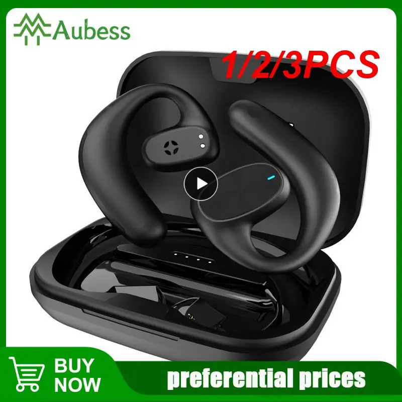 

1/2/3PCS Open-Ear Stereo Running Headphones Air Conduction Quality Sound Wireless Outdoor Sports Earphones Ear Hook