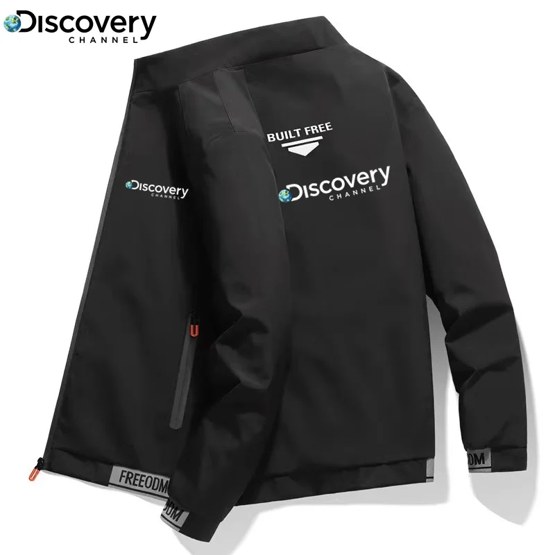 

Мужская куртка для кемпинга Discovery, повседневная спортивная уличная куртка высокого качества с принтом, для велоспорта, весна-осень 2022