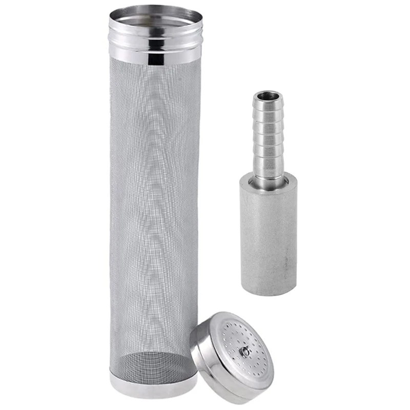 

0.5 Diffusion Stone With Beer Dry Hopper Filter,300 Micrometre Mesh Stainless Steel Hop Strainer Cartridge