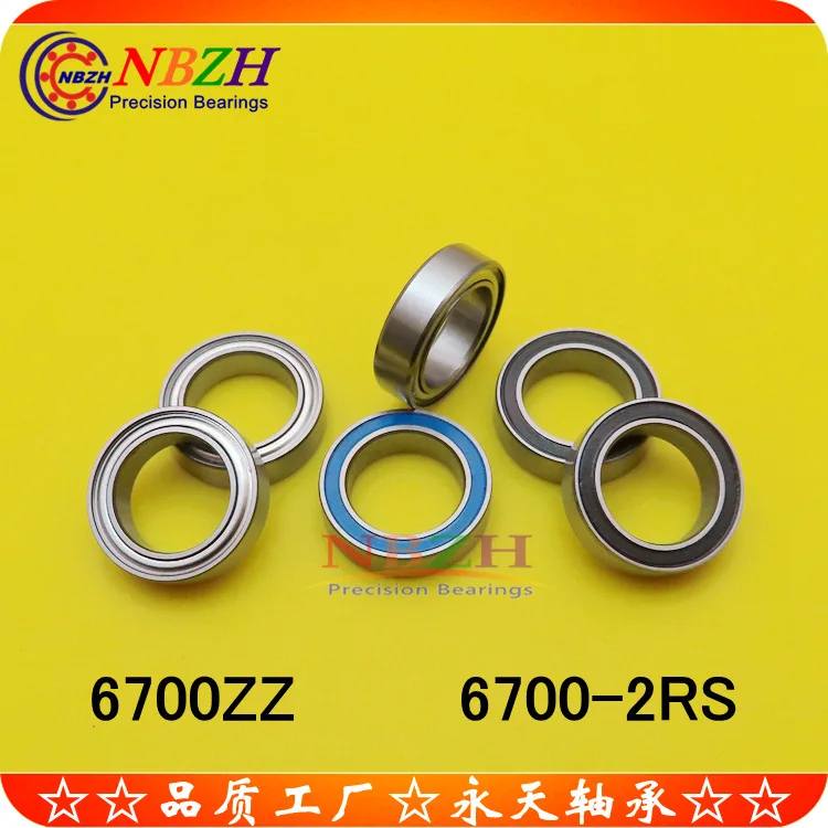 

Тонкостенный стальной подшипник или подшипник из нержавеющей стали S6700ZZ 6700ZZ 6700-2RS 10*15*4 мм