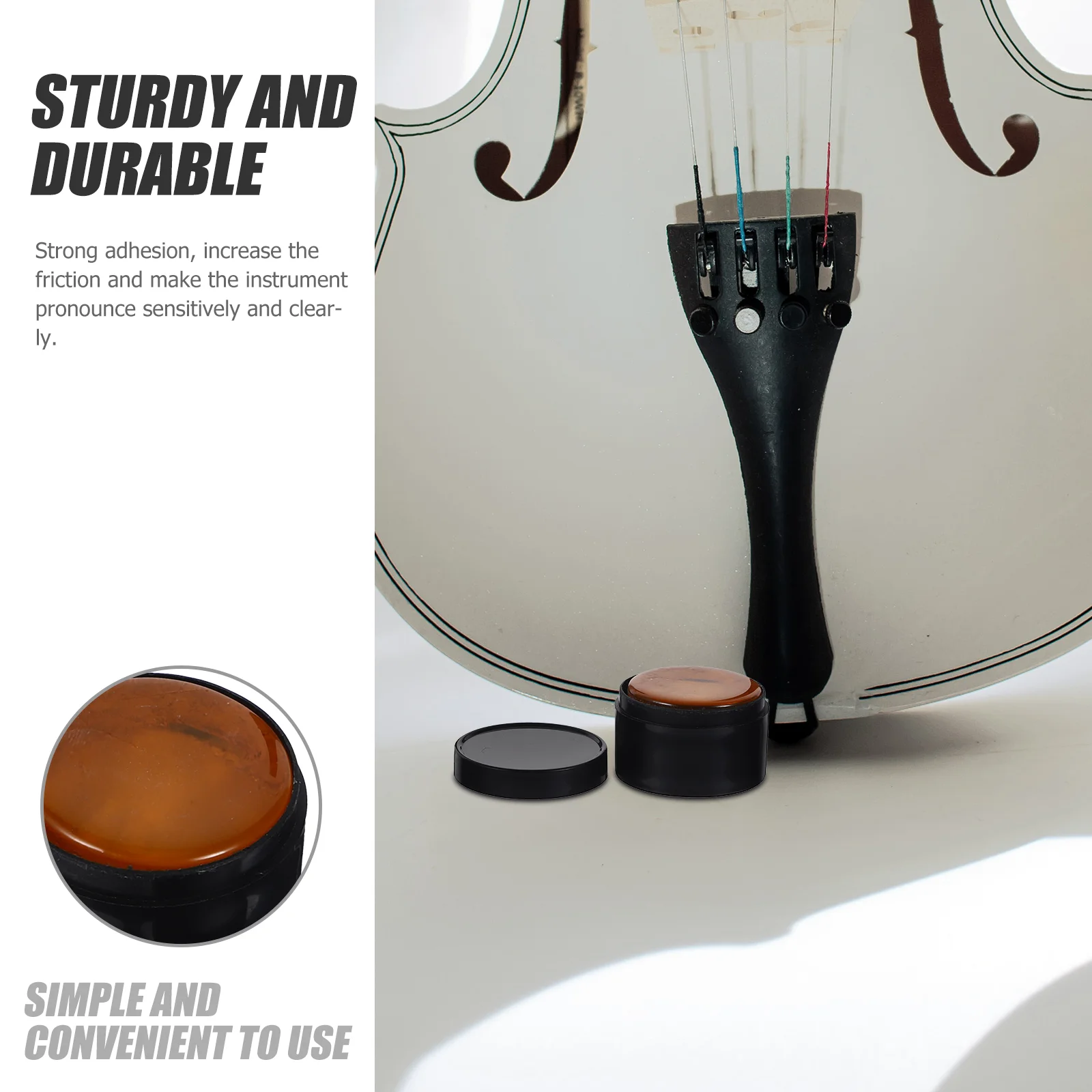 Колофония ручной работы из черной смолы с низкой пылью для скрипки альта