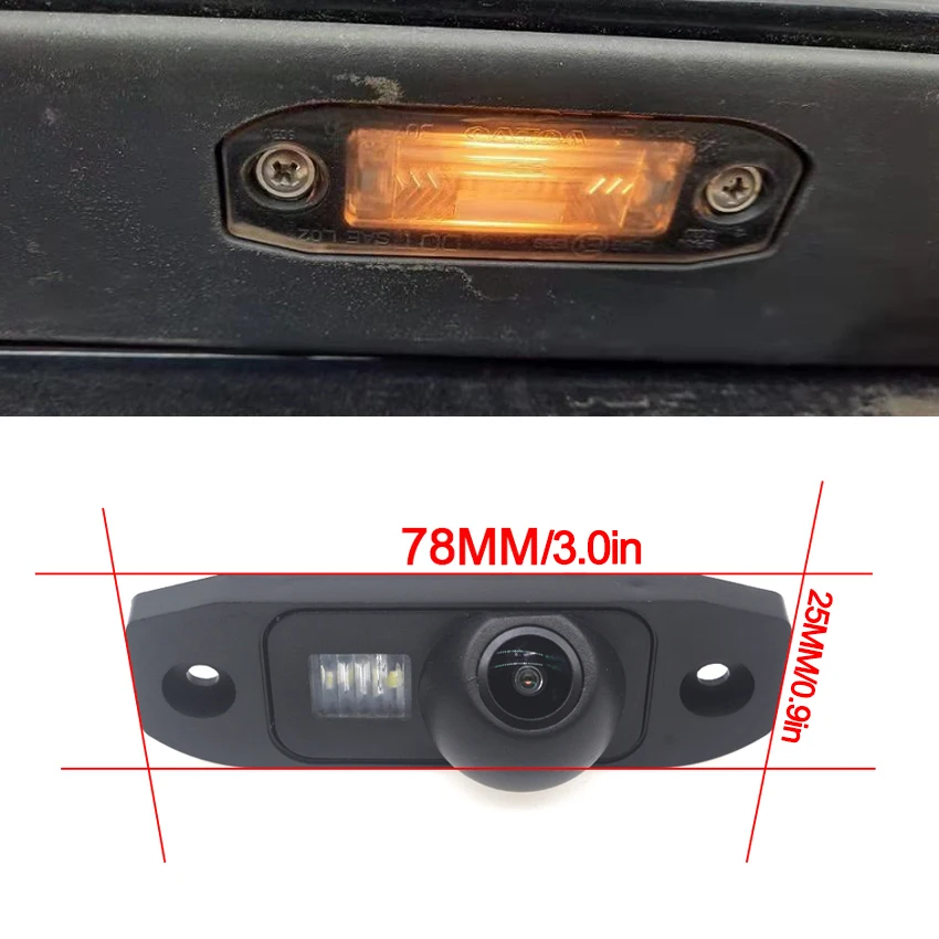 Автомобильная камера заднего вида для парковки Volvo V50 V60 V70 2004 ~ 2010 2011 2012 HD CCD