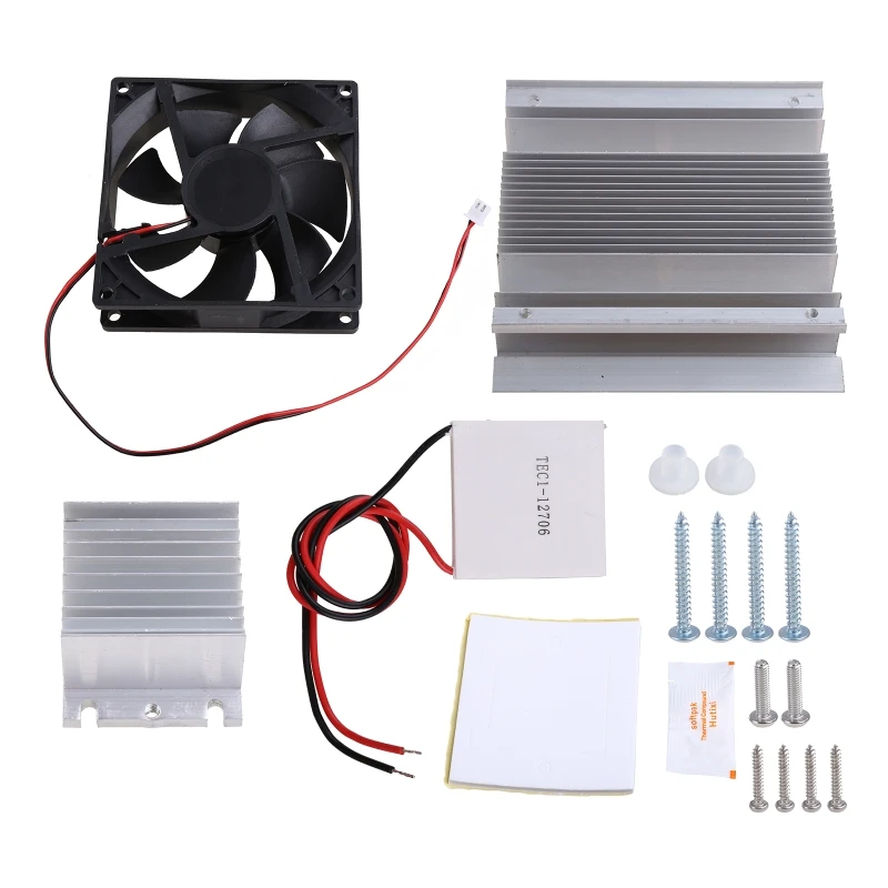 

Thermoelectric Cooler Peltier for Dc 12V Semiconductor Refrigeration Machine Cooler Radiator Air Cooling Module DIY Kit Dropship