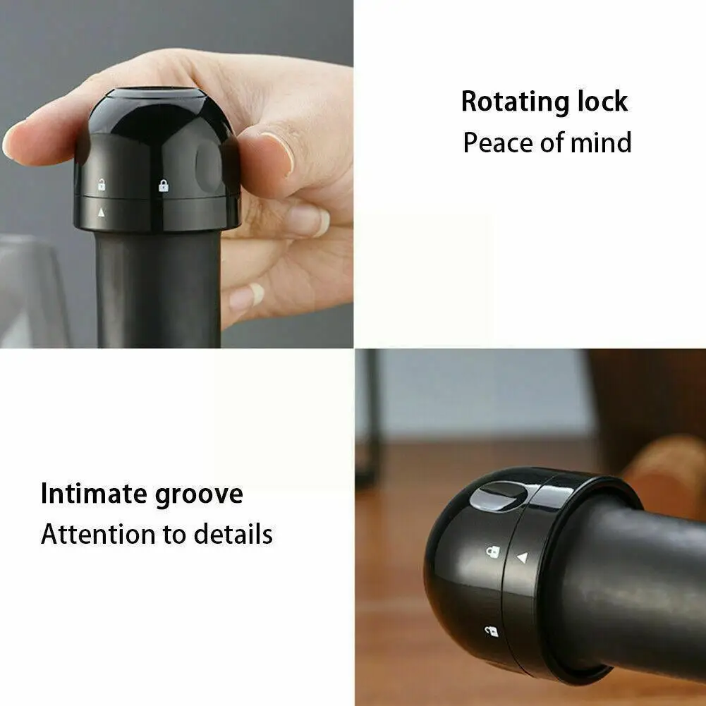 

Vacuum Red Wine Bottle Cap Stopper Silicone Sealed Wine Freshness Vacuum Retain Tools Bar Stopper Bottle Champagne Plug S6o8