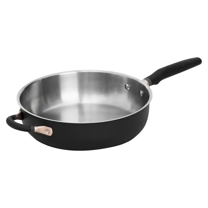

Series Stainless Steel Sauté Pan, 4.5-Quart, Matte Black