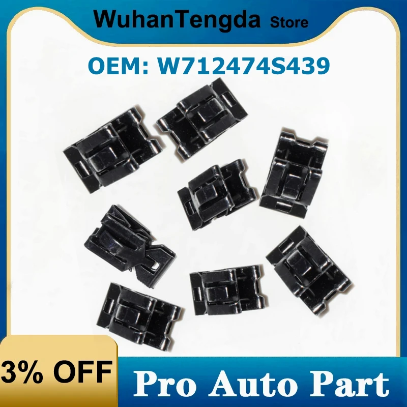

В 712474 S439 8*16 мм для Ford Fiesta MK6 Focus MK3 Mondeo MK3 S-MAX MK1, обшивка багажника, металлические зажимы, зажимы 1430815