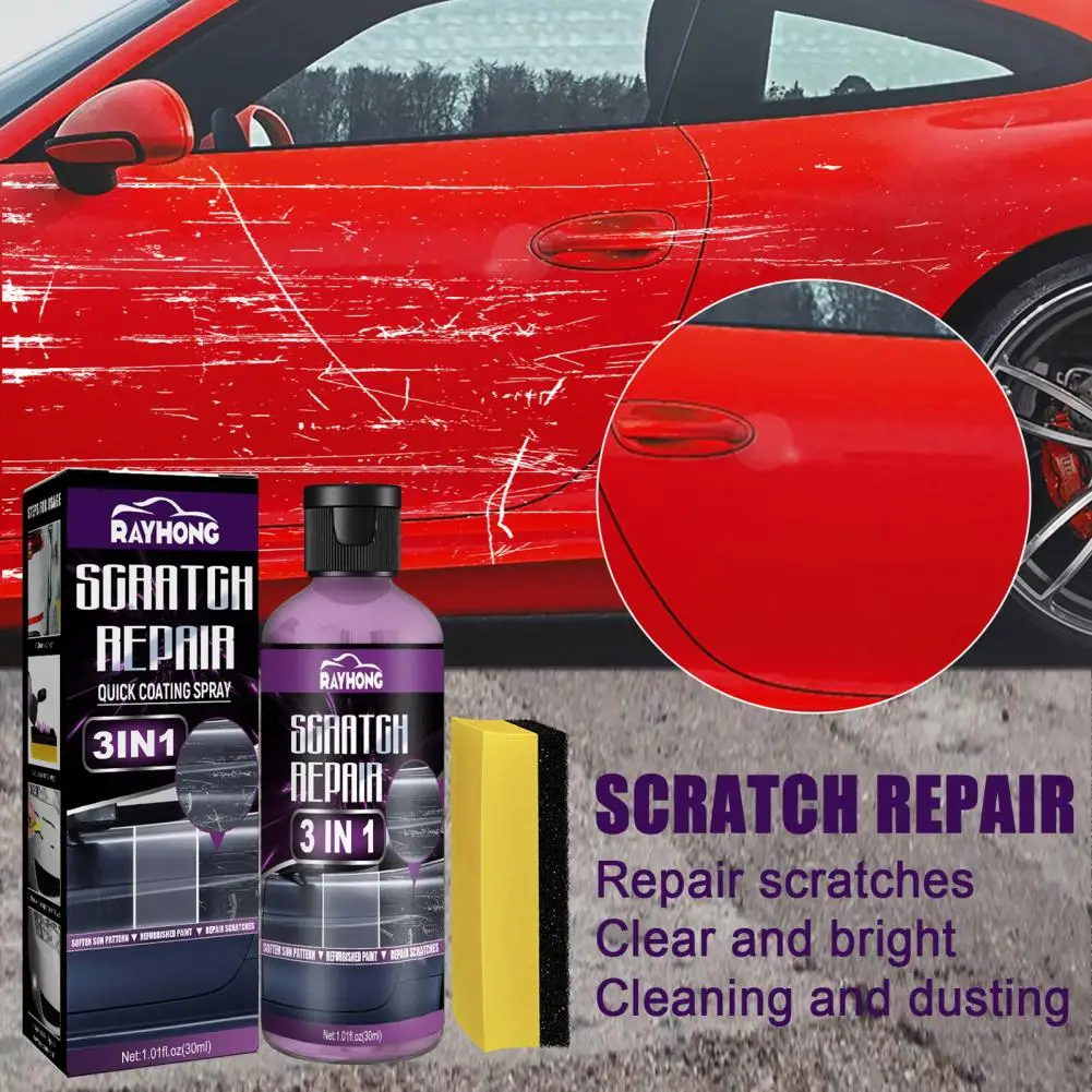 

Convenient Car Polish Quickly Remove Shiny Surface Scratches Repair Agent Multipurpose Car Car Scratch Repair