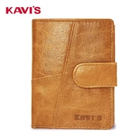 genuine leather men wallets vintage trifold wallet coin purse male wallet small card holders multi card short walet money bags