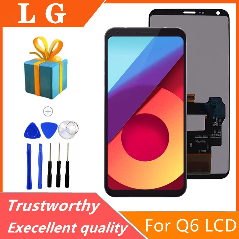 For LG Q6/Q6 Plus LG-M700 M700 M700A US700 M700H M703 M700Y LCD DIsplay + Touch Screen Digitizer Assembly With Frame