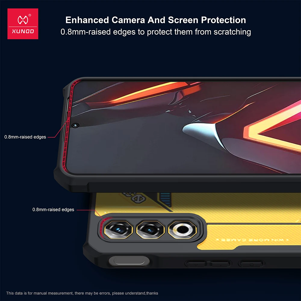 Фото Чехол для ZTE Nubia Neo 3 GT 5G XUNDD, противоударный прозрачный защитный чехол для камеры из ПК + ТПУ для Nubia NEO3 GT №5