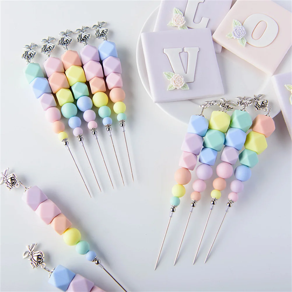 

New Fondant Icing Biscuit Exhaust Needles Cookie Painting Mixing Needle Cake Decorating 3D Modelling Tools Baking Accessories