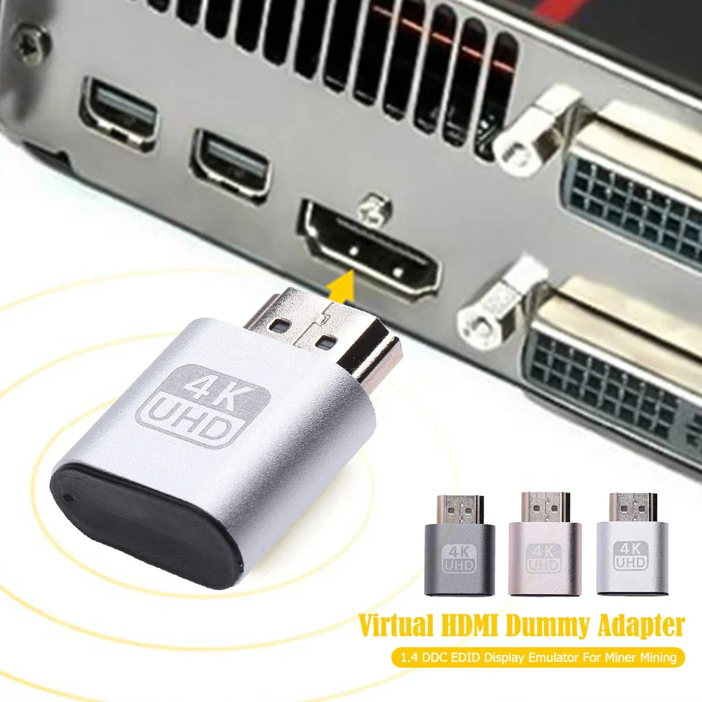 Виртуальный адаптер HDMI-совместимый с моделями 1 4 DDC EDID эмулятор отображения для