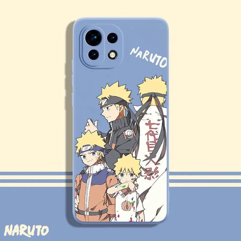 

NARUTO Uzumaki Naruto Growth Anime Phone Case for iPhone 6 7 8 Plus X XS XR XSMAX 11 12 13 14 Pro Promax All-inclusive TPU Cover