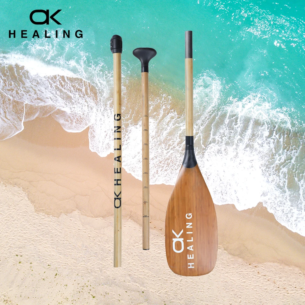 Лечебное Надувное весло из бамбукового волокна для лодки углеродного весла