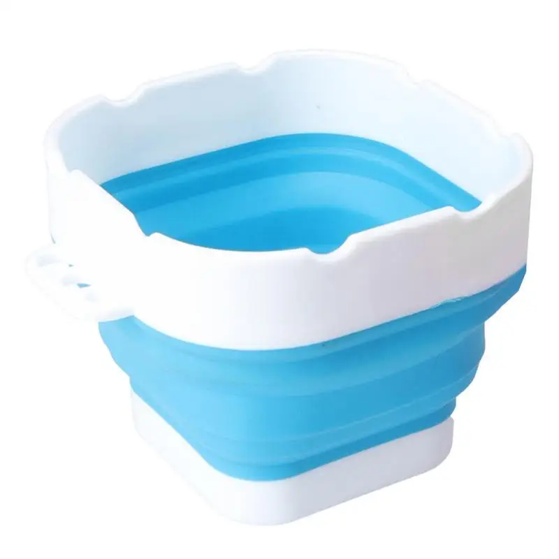 

Collapsible Paint Brush Cup Collapsible Painting Bucket Brush Washer 1.2L Painting Storage Bucket For Oil Watercolor Painting