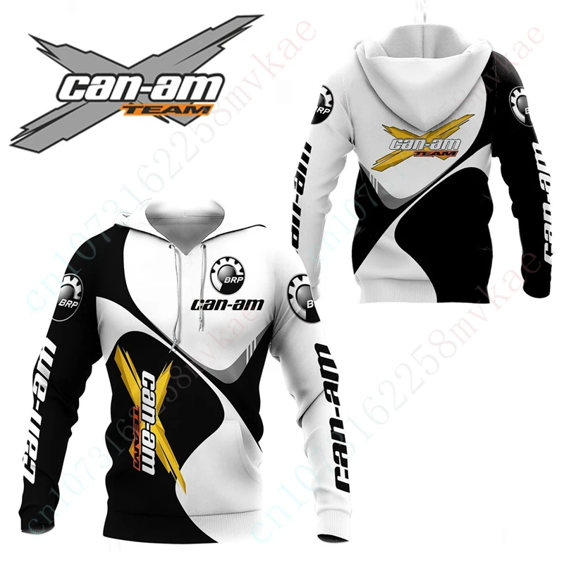 

Can-am Harajuku Zip Hoodies Essentials Streetwear Casual 3D Printing Oversize Hoodie Unisex Sweatshirt Anime Men's Clothing Top