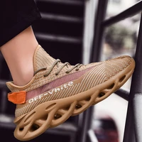 male casual sports shoes mesh breathable men sneakers 2022 new man lightweight blade running shoe 36 46 size shockproof sneaker