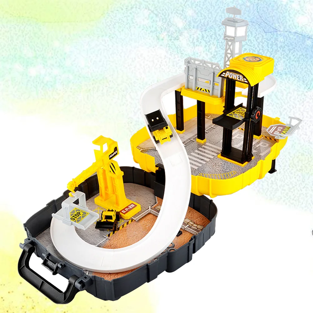 

1 Набор гусеничных игрушек, модель экскаватора, сборный рюкзак, набор моделей для мальчиков