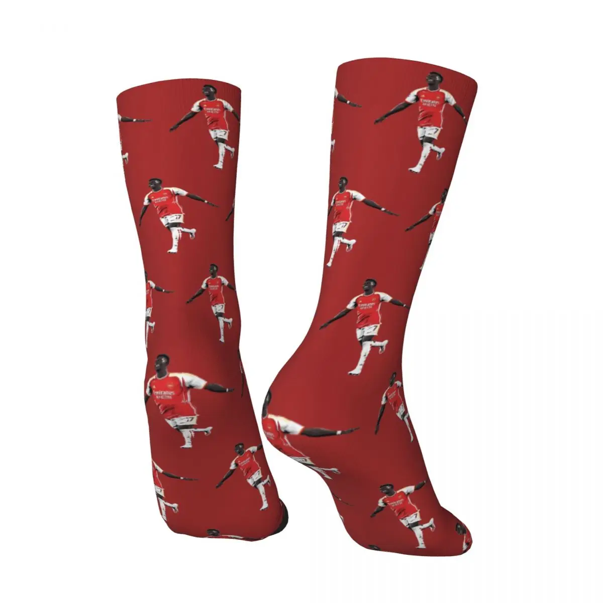 Носки Bukayo Saka футбольные чулки в стиле ретро мужские мягкие уличные носки осенние