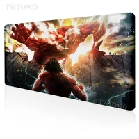anime attack on titan mouse pad gamer xl hd new large mousepad xxl mousepads soft office anti slip natural rubber pc mice pad
