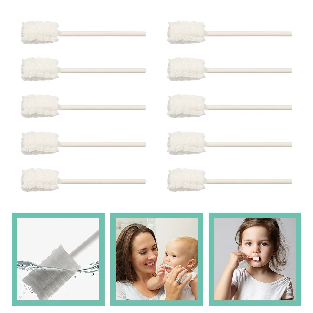 10Pcs Cleaner Newborn Baby Infant Portable Baby Tongue Cleaner Newborn for Home Baby Toddler Infant