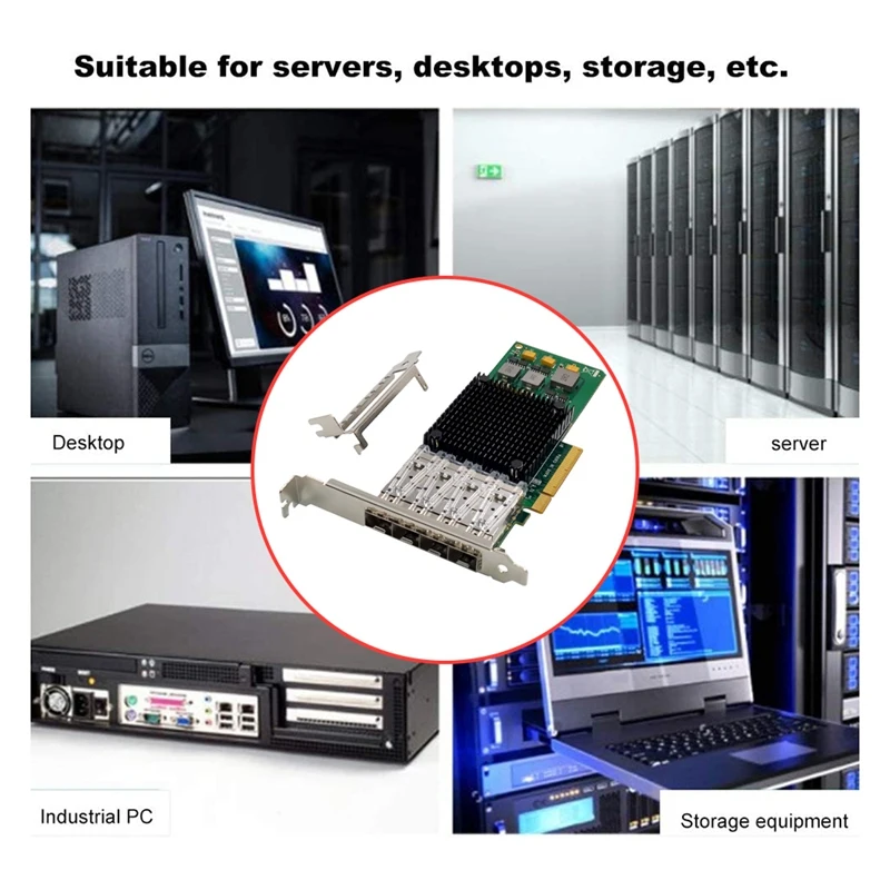

Ethernet Network Card PCIE X8 BCM57840 Server Network Card Optical Fiber LC 10 Gigabit Ethernet Network Card