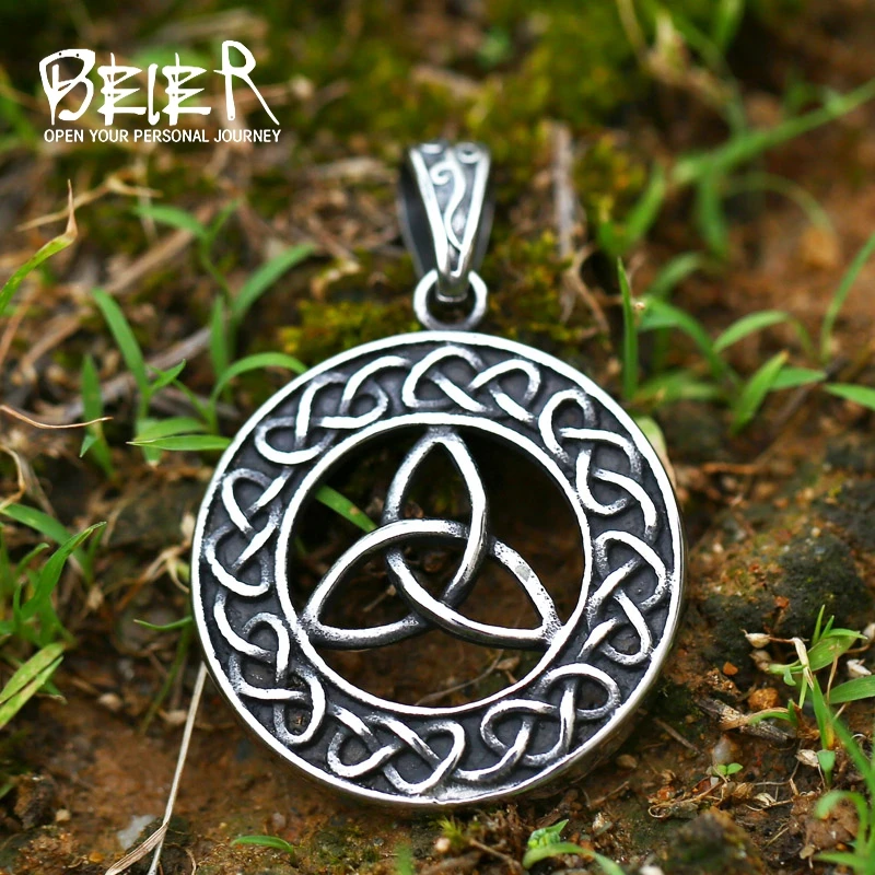 Мужская и женская цепочка BEIER ожерелье викингов из нержавеющей стали 316L