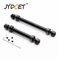 jydcet 2p 87 123112 170mm black metal steel universal cvd drive shaft for rc crawler car axial scx10 90046 d90 rc car part
