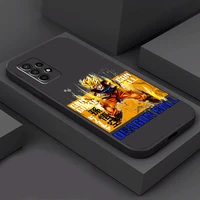 dragon ball anime phone case for samsung galaxy s20 s20fe s20 ulitra s21 s21fe s21 plus s21 ultra back liquid silicon