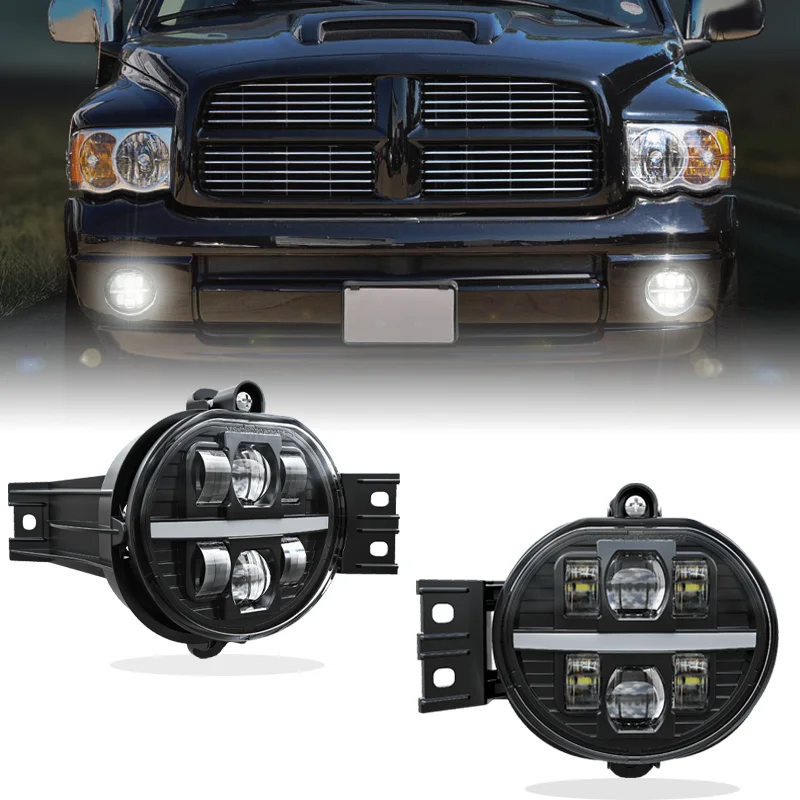 

2 шт., Автомобильные противотуманные фары Durango 2-го поколения 2004 2005 Durango 2006-2002 Dodge Ram 2008 1500 2500