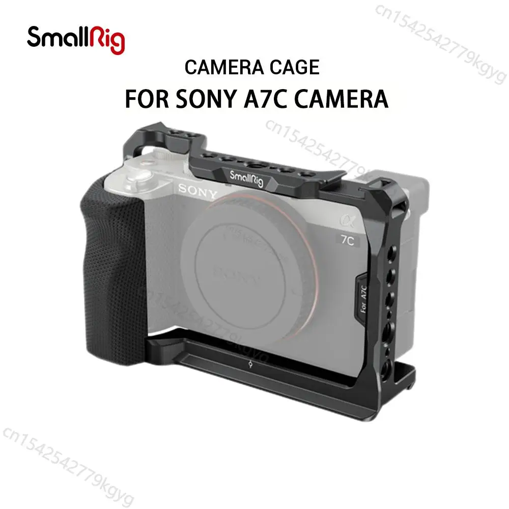 

SmallRig DSLR Camera Full Cage with silicone Side Handle grip rig for Sony Alpha a7c A7C Camera Accessories 3212