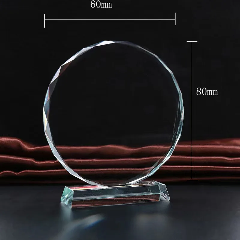 Трофей из хрустального стекла пустой хрустальный трофей медаль выпускной сезон