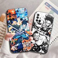 japan anime one piece phone cases for samsung a51 5g a31 a72 a21s a52 a71 a42 5g a20 a21 a22 4g a22 5g a20 a32 5g a11 coque