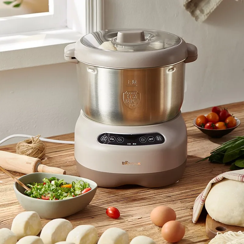 Household Automatic Kneading Dough Mixer Maker 220V Kneading Machine Blender For Bread Noodle Home Kitchen Appliances 2L-7L
