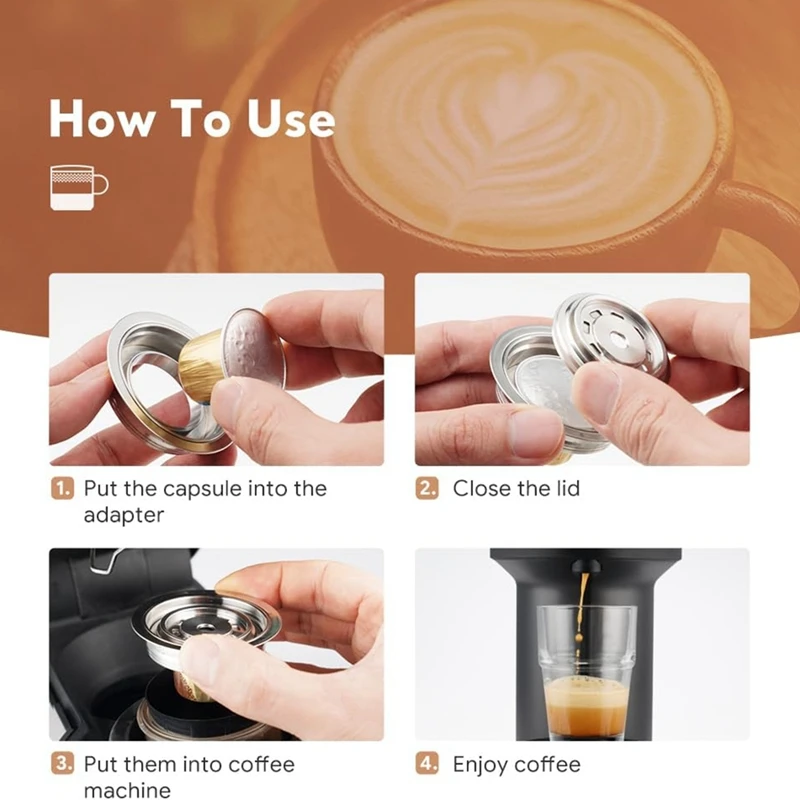 Кофейный фильтр из нержавеющей стали для Delonghi ENV135/Vertuo Next/Vertuo многоразовые