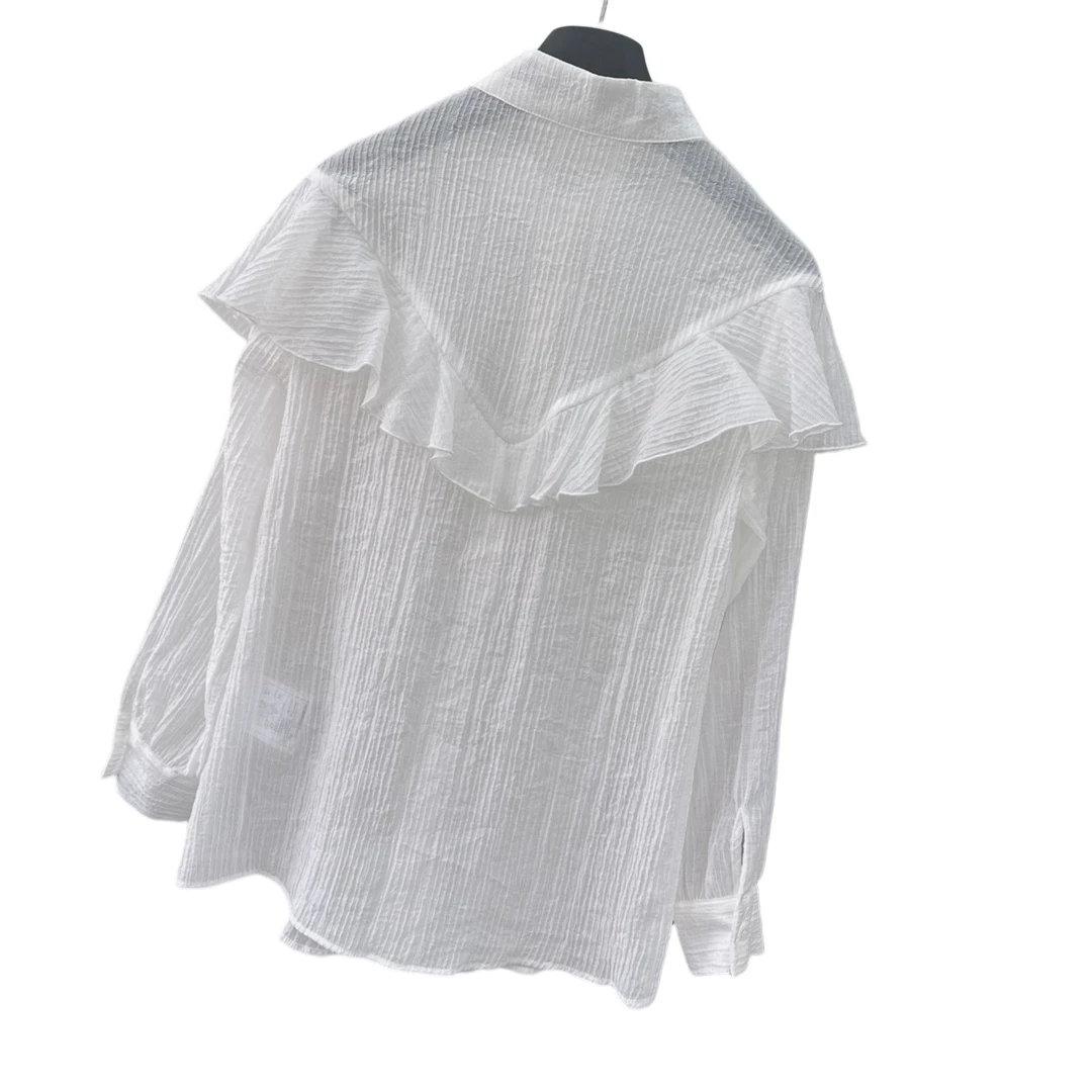 Женский топ с цветочным принтом и юбка завышенной талией