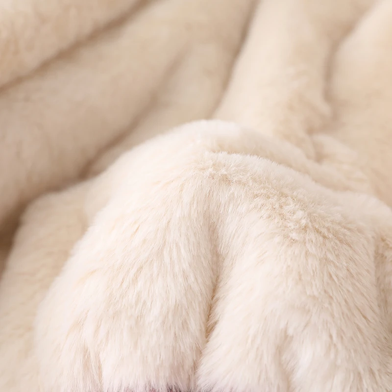 Autumn And Winter  Velvet Liner Candy-colored Tooling Women's Loose Coat Collar Wool Collar Imitation Lamb Student Jacket korean