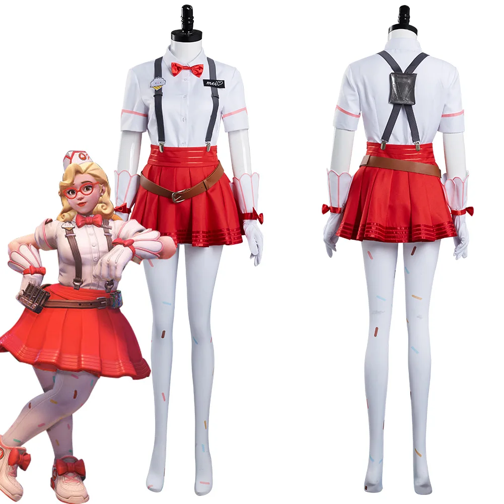 OW Mei/Meiling Zhou Skin костюмы для косплея карнавальный костюм на Хэллоуин | Тематическая