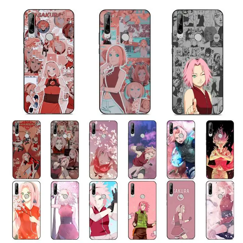 

BANDAI Naruto Haruno Sakura Phone Case for Huawei Y 6 9 7 5 8s prime 2019 2018 enjoy 7 plus