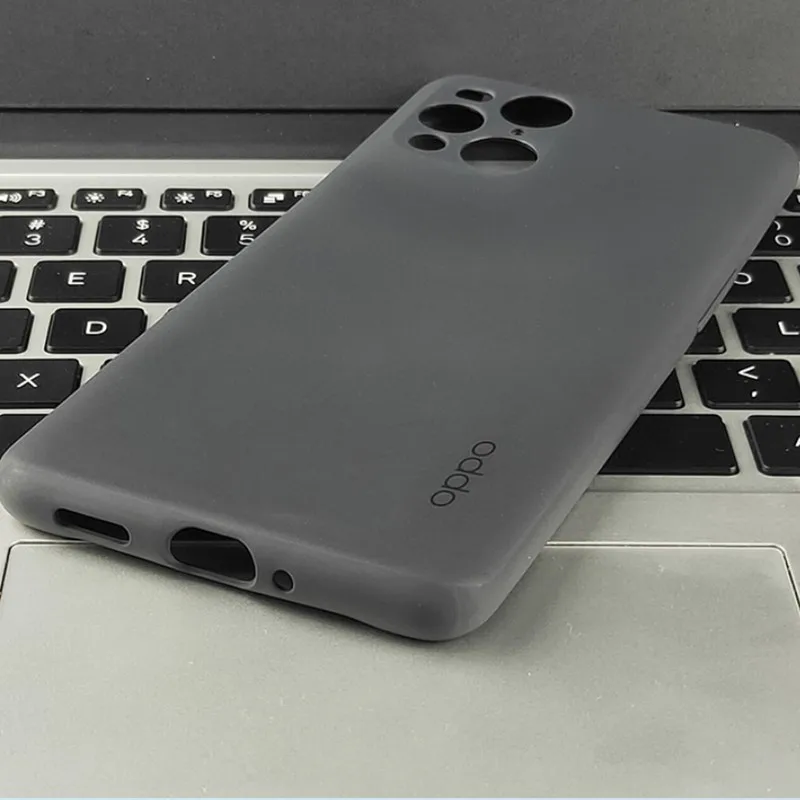 Original Phone Case For OPPO Find X3/X3 Pro Ultra-Thin Slim Square Soft Cover Luxury Shockproof Clear Funda