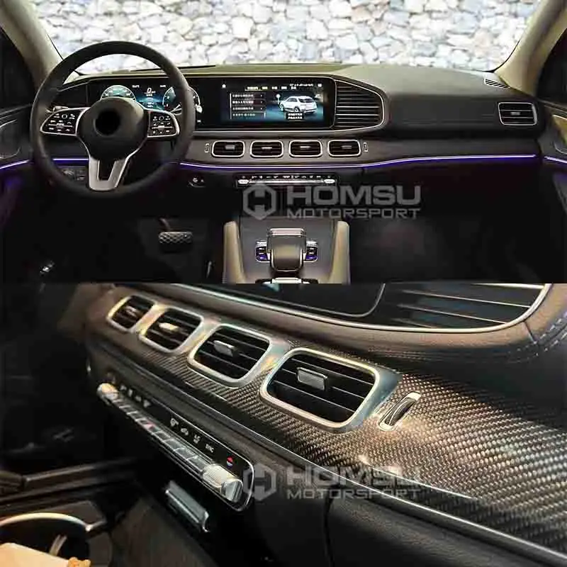 Внутренняя накладка из углеродного волокна для merce des GLE Class w167 2020-2023