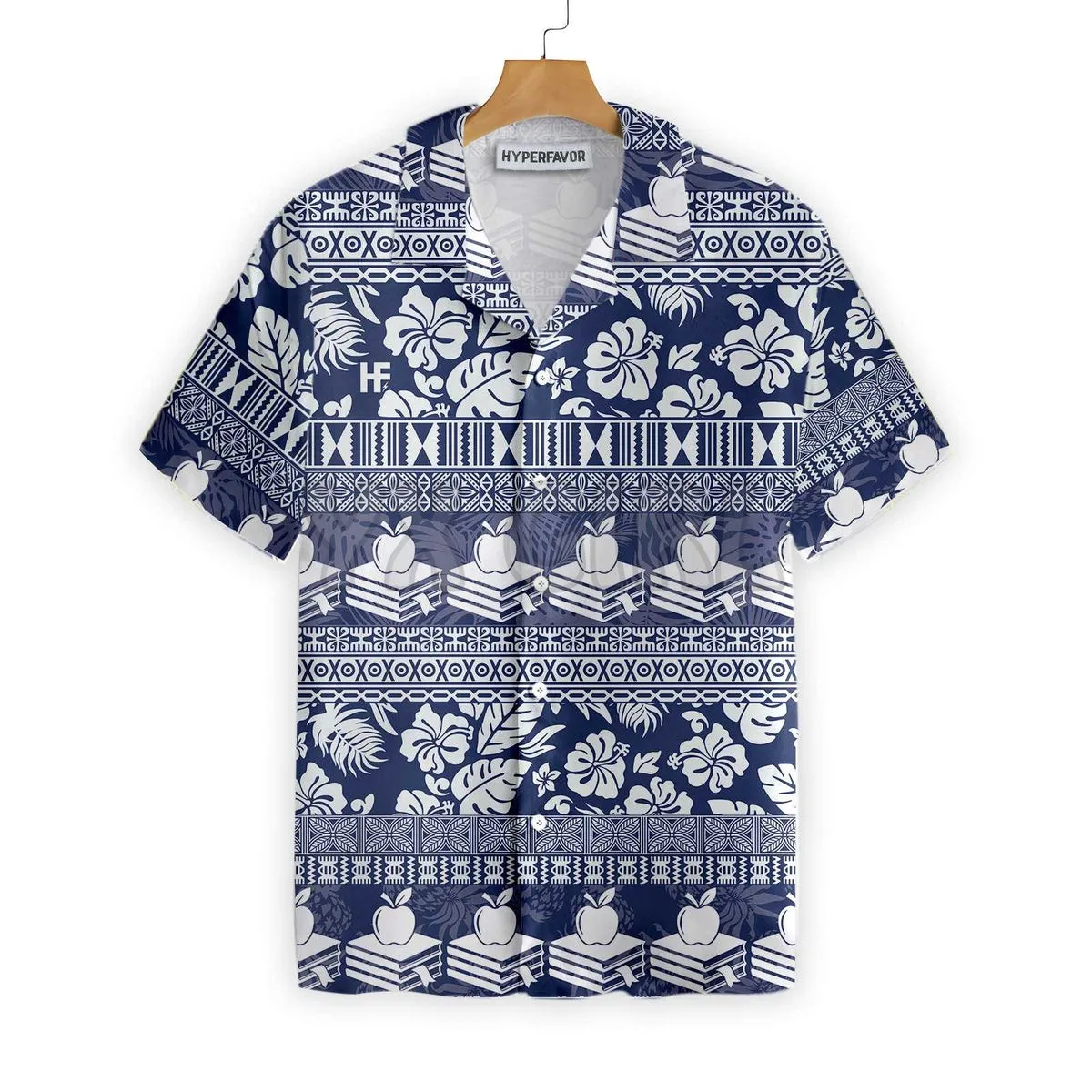 

Teacher Hibiscus Leaves Pattern Hawaiian Shirt 3D All Over Printed Hawaiian Shirt Men's For Women's Harajuku Casual Shirt Unisex
