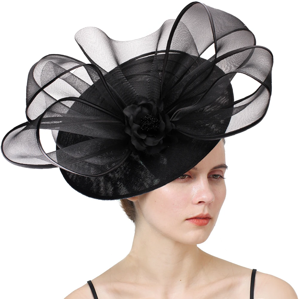 Элегантные красные шляпы с широкими полями для женщин кепка большим бантом