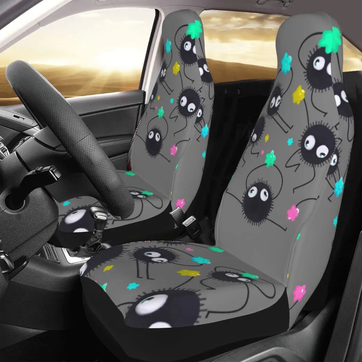 Универсальные чехлы для автомобильных сидений ghiали Защитные в стиле аниме